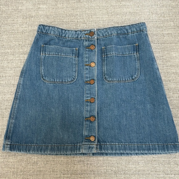 Zara TRF Denim Skirt Size XS - Picture 2 of 6